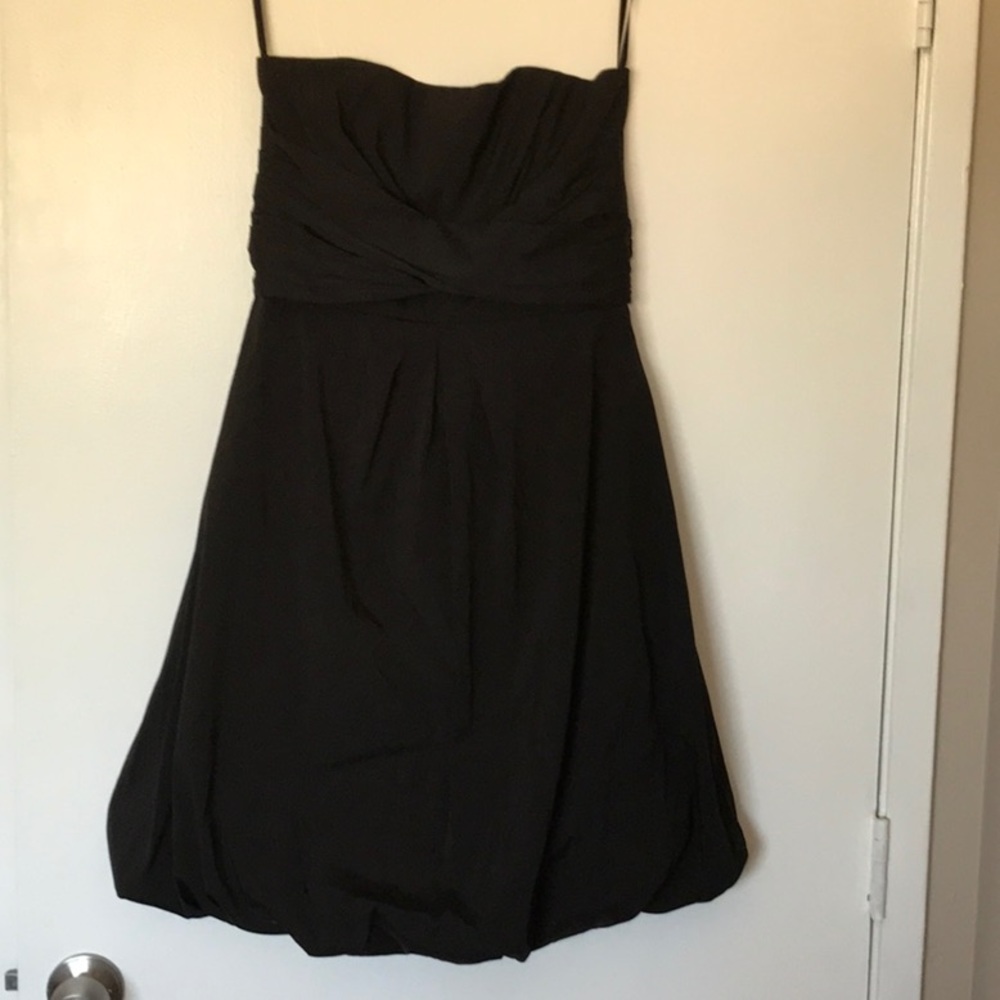 Strapless White House Black Market cocktail dress